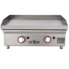 Plancha à gaz 60 cm ARILEX en acier inoxydable de 15 mm - Arilex