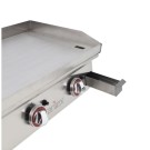 Plancha à gaz 60 cm ARILEX en acier rectifié de 15 mm 60PGRN - 60PGRN