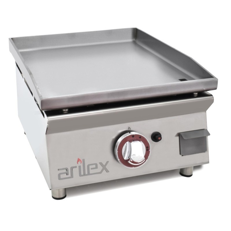 Plancha à gaz 40 cm ARILEX en acier laminé de 6 mm 40PGLN (p) - 40PGLN