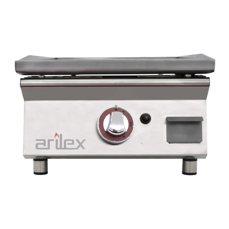 Plancha à gaz 40 cm ARILEX en acier laminé de 6 mm 40PGLN (p) - 40PGLN