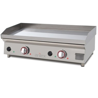 Plancha électrique 80 cm ARILEX en acier de 15 mm avec revêtement en chrome 80PECN - 80PECN