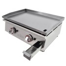 Plancha à gaz 60 cm ARILEX en acier laminé de 6 mm 60PGLN - 60PGLN