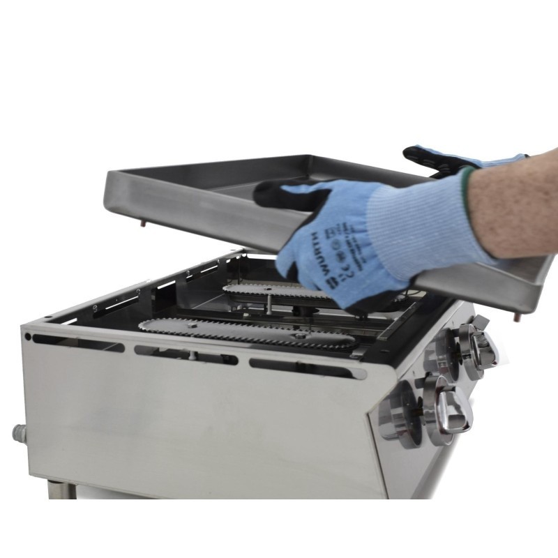Plancha à gaz 60 cm ARILEX en acier laminé de 6 mm 60PGLN - 60PGLN