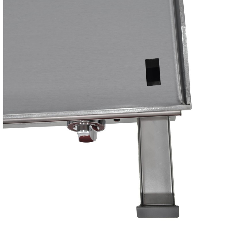 Plancha à gaz 60 cm ARILEX en acier laminé de 6 mm 60PGLN - 60PGLN