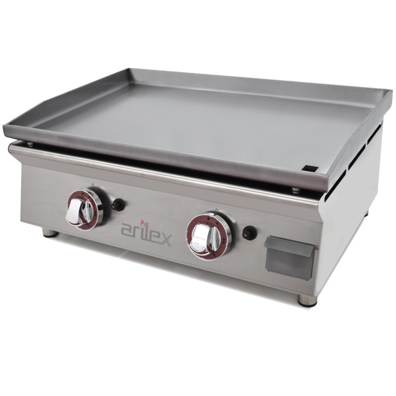 Plancha à gaz 60 cm ARILEX en acier laminé de 6 mm 60PGLN - 60PGLN