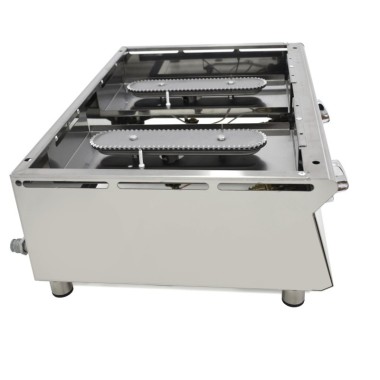 Plancha à gaz 60 cm ARILEX en acier laminé de 6 mm 60PGLN - 60PGLN