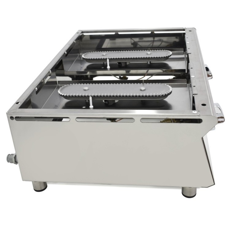 Plancha à gaz 60 cm ARILEX en acier laminé de 6 mm 60PGLN - 60PGLN