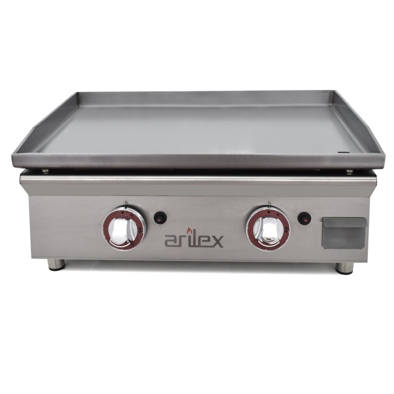Plancha à gaz 60 cm ARILEX en acier laminé de 6 mm 60PGLN - 60PGLN