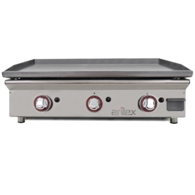 Plancha à gaz 80 cm ARILEX en acier laminé de 6 mm 80PGLN - 80PGLN
