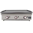 Plancha à gaz 80 cm ARILEX en acier laminé de 6 mm 80PGLN - 80PGLN