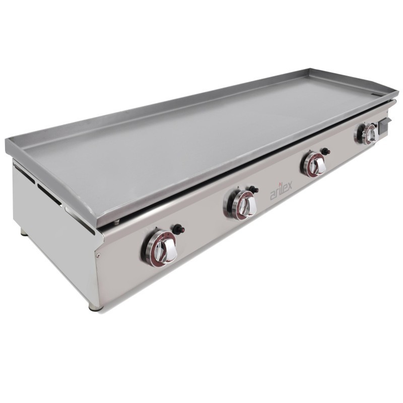 Plaque de cuisson à gaz 120 cm ARILEX en acier laminé de 6 mm 120PGLN - 120PGLN