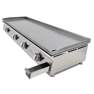 Plaque de cuisson à gaz 120 cm ARILEX en acier laminé de 6 mm 120PGLN - 120PGLN