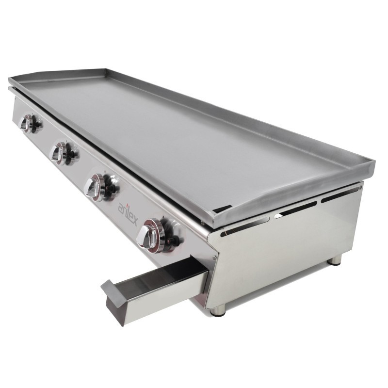 Plaque de cuisson à gaz 120 cm ARILEX en acier laminé de 6 mm 120PGLN - 120PGLN