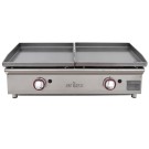 Plancha à gaz ARILEX série DUO (40 laminé + 40 laminé) 4040PGLLN - 4040PGLLN