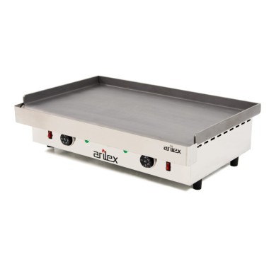 Plancha électrique ARILEX en acier laminé de 6 mm avec des dimensions de 810 x 457 x 240 h mm 80PEL. - 80PEL