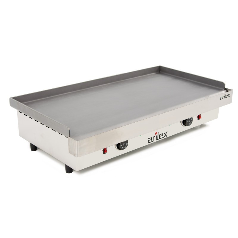 Plancha électrique ARILEX en acier laminé de 6 mm avec des dimensions de 810 x 457 x 240 h mm 80PEL. - 80PEL