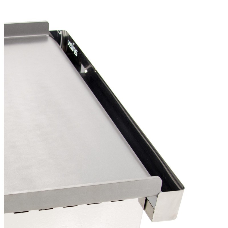 Plancha électrique ARILEX en acier laminé de 6 mm avec des dimensions de 810 x 457 x 240 h mm 80PEL. - 80PEL
