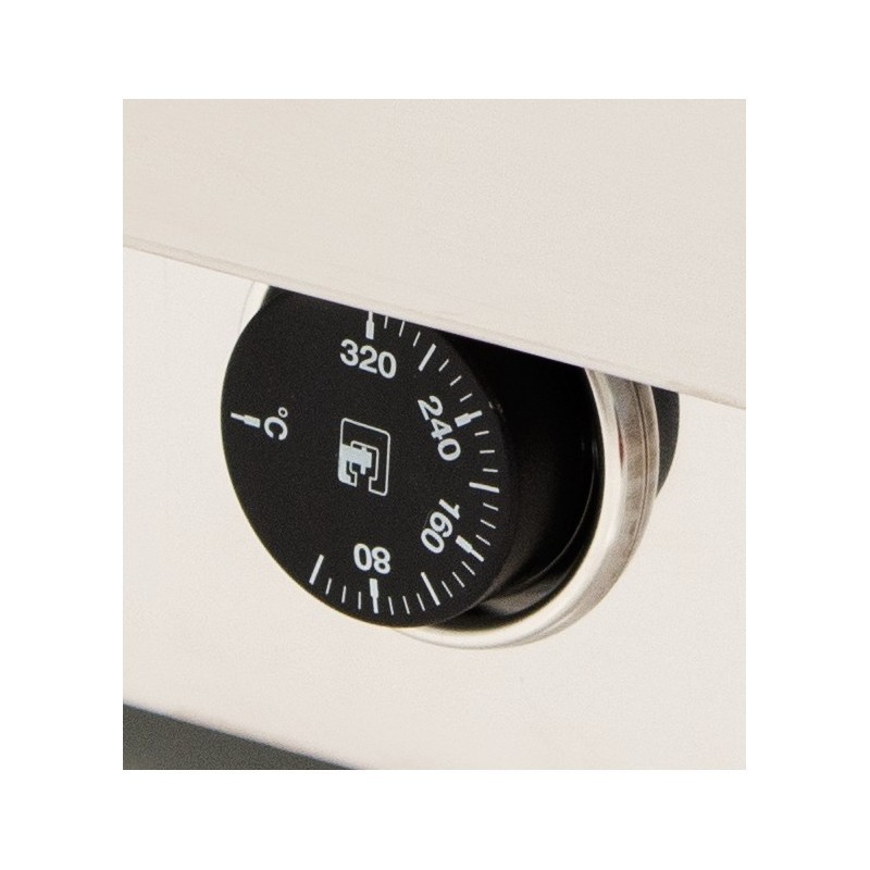 Plancha électrique ARILEX en acier laminé de 6 mm avec des dimensions de 810 x 457 x 240 h mm 80PEL. - 80PEL