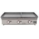 Plancha à gaz ARILEX série DUO (60 laminé + 40 laminé) 6040PGLLN - 6040PGLLN