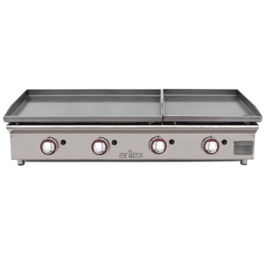 Plancha à gaz ARILEX série DUO (80 laminé + 40 laminé) 8040PGLLN - 8040PGLLN
