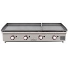 Plancha à gaz ARILEX série DUO (80 laminé + 40 laminé) 8040PGLLN - 8040PGLLN