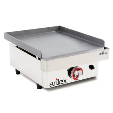 Plancha à gaz ARILEX en acier laminé de 6 mm avec des dimensions de 410x457x240h mm 40PGL. - 40PGL