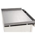 Plancha à gaz ARILEX en acier laminé de 6 mm avec des dimensions de 410x457x240h mm 40PGL. - 40PGL