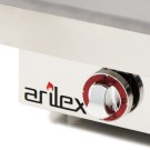 Plancha à gaz ARILEX en acier laminé de 6 mm avec des dimensions de 410x457x240h mm 40PGL. - 40PGL