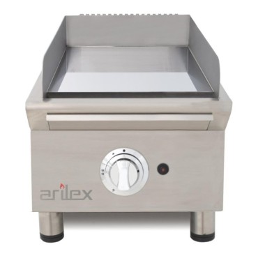 Frytops à gaz 40 cm ARILEX acier de 15 mm avec revêtement en chrome dur Ligne 600 40FRYGCN - 40FRYGCN