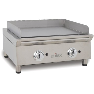 Frytops à gaz 70 cm ARILEX en acier rectifié de 15 mm Ligne 600 70FRYGRN - 70FRYGRN