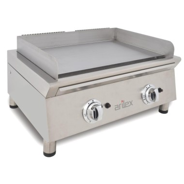 Frytops à gaz 70 cm ARILEX en acier rectifié de 15 mm Ligne 600 70FRYGRN - 70FRYGRN