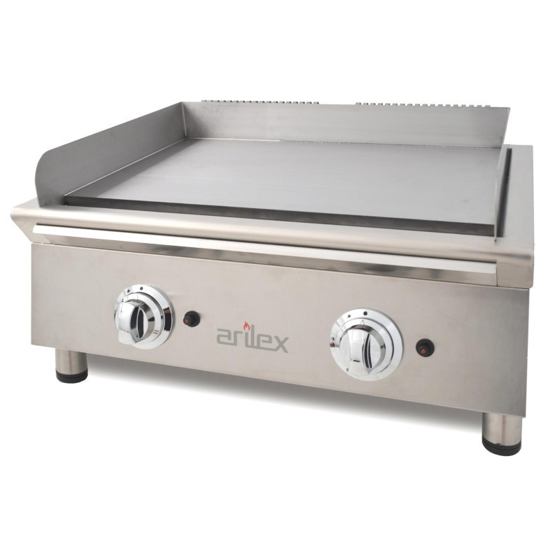 Frytops à gaz 70 cm ARILEX en acier rectifié de 15 mm Ligne 600 70FRYGRN - 70FRYGRN