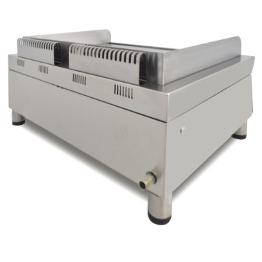 Frytops à gaz 70 cm ARILEX en acier rectifié de 15 mm Ligne 600 70FRYGRN - 70FRYGRN