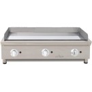 Frytops à gaz 100 cm ARILEX en acier de 15 mm avec revêtement en chrome dur Ligne 600 100FRYGCN - 100FRYGCN