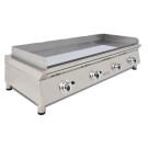Frytops à gaz 130 cm ARILEX acier de 15 mm avec bain de chrome dur Ligne 600 130FRYGCN - 130FRYGCN