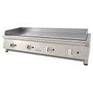 Frytops à gaz 130 cm ARILEX acier de 15 mm avec bain de chrome dur Ligne 600 130FRYGCN - 130FRYGCN