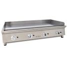Frytops à gaz 130 cm ARILEX acier de 15 mm avec bain de chrome dur Ligne 600 130FRYGCN - 130FRYGCN