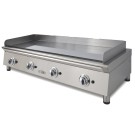 Frytops à gaz 130 cm ARILEX acier de 15 mm avec bain de chrome dur Ligne 600 130FRYGCN - 130FRYGCN