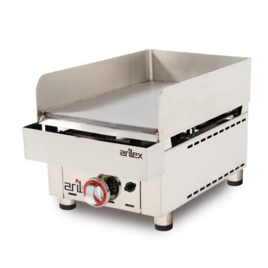 Frytops à gaz ARILEX en acier rectifié de 15 mm avec des dimensions de 335x590x345h mm 35FRYGR - 35FRYGR