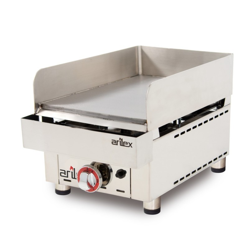 Frytops à gaz ARILEX en acier rectifié de 15 mm avec des dimensions de 335x590x345h mm 35FRYGR - 35FRYGR