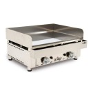 Frytops à gaz ARILEX en acier de 15 mm avec revêtement en chrome dur, dimensions 670x590x345h mm 70FRYGC. - 70FRYGC