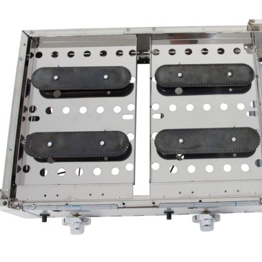 Frytops à gaz ARILEX en acier de 15 mm avec revêtement en chrome dur, dimensions 670x590x345h mm 70FRYGC. - 70FRYGC
