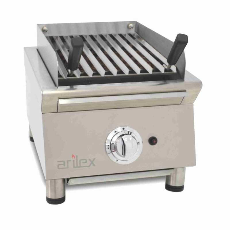 Grill basque à gaz 40 cm avec pierre volcanique Ligne 600 40VASN - 40VASN