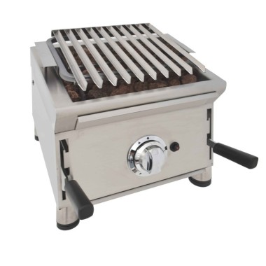 Barbecue à gaz 40 cm en pierre volcanique ARILEX avec grille en inox réglable en 3 hauteurs Ligne 600 40BAR. - 40BAR