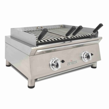 Gril basque à gaz 70 cm avec pierre volcanique Ligne 600 70VASN - 70VASN