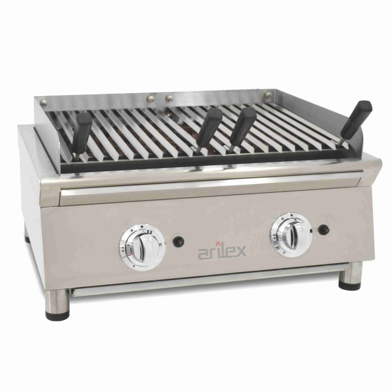 Gril basque à gaz 70 cm avec pierre volcanique Ligne 600 70VASN - 70VASN