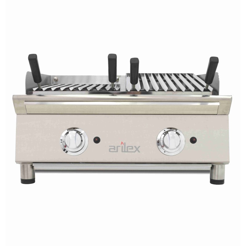 Gril basque à gaz 70 cm avec pierre volcanique Ligne 600 70VASN - 70VASN