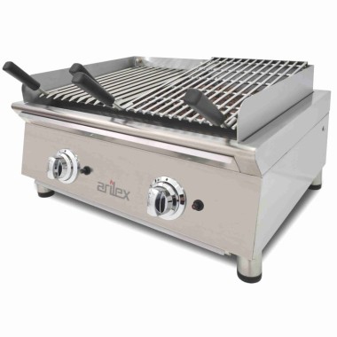 Gril basque à gaz 70 cm avec pierre volcanique Ligne 600 70VASN - 70VASN