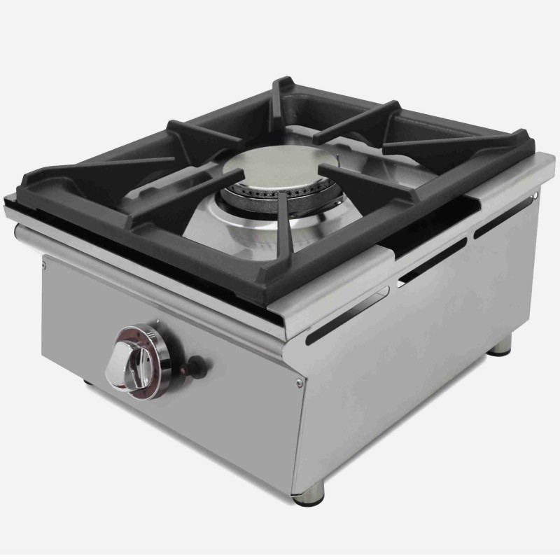 Cuisinière à gaz sur comptoir ARILEX avec 1 feu de 5,8 kW 40CGN. - 40CGN