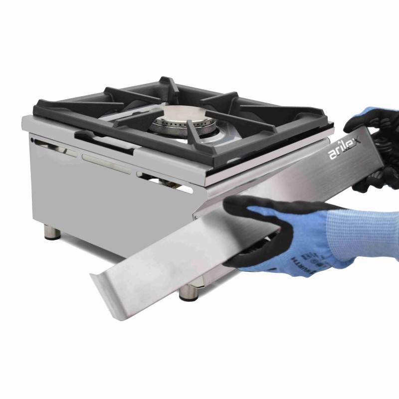 Cuisinière à gaz sur comptoir ARILEX avec 1 feu de 5,8 kW 40CGN. - 40CGN